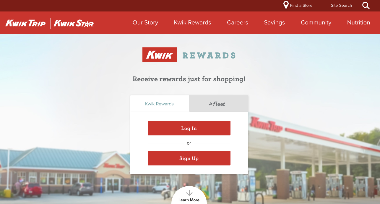 kwik trip rewards login app