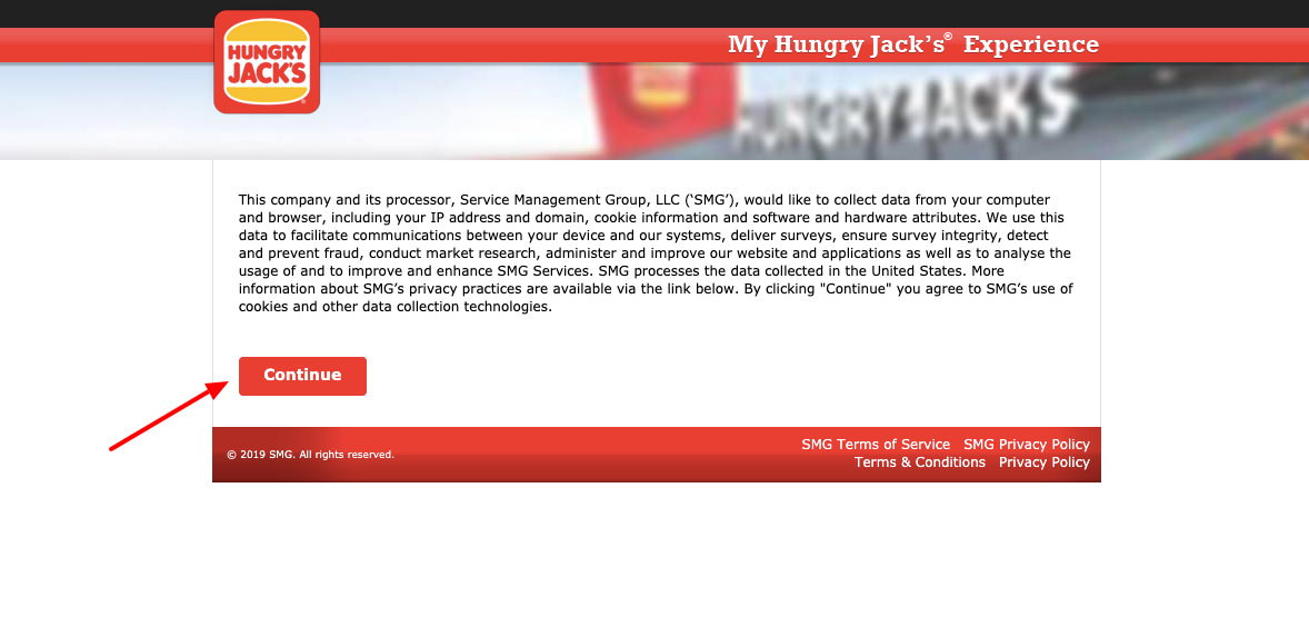 My Hungry Jacks survey