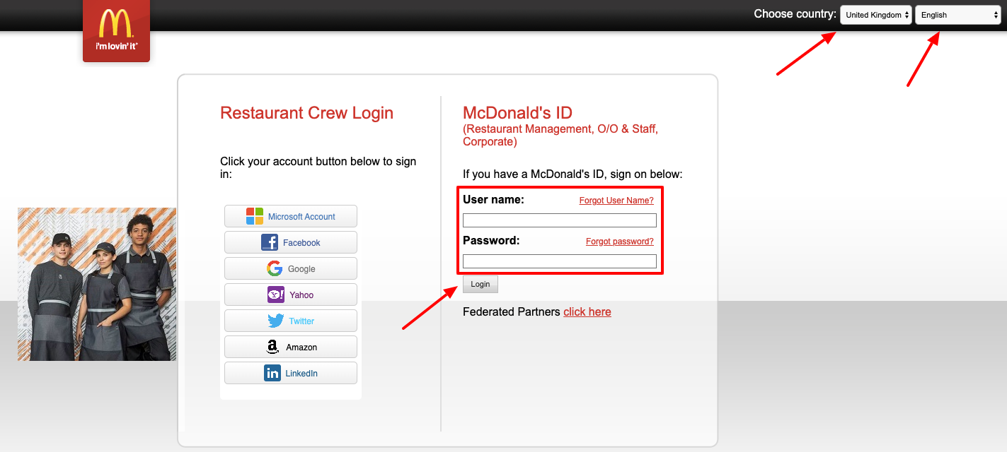 MCD login