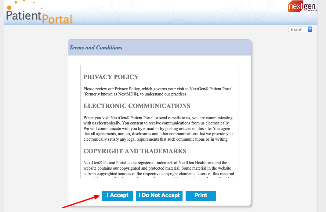 NextGen Patient Portal