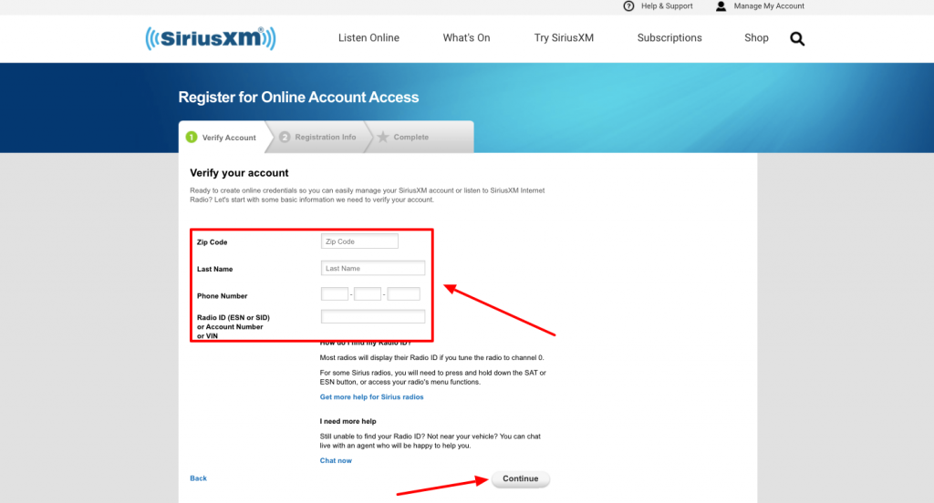 Manage Your SiriusXM Account MMO Geeks