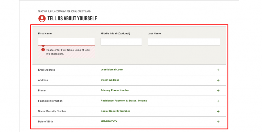 Apply for Tractor Supply Credit Card MMO Geeks
