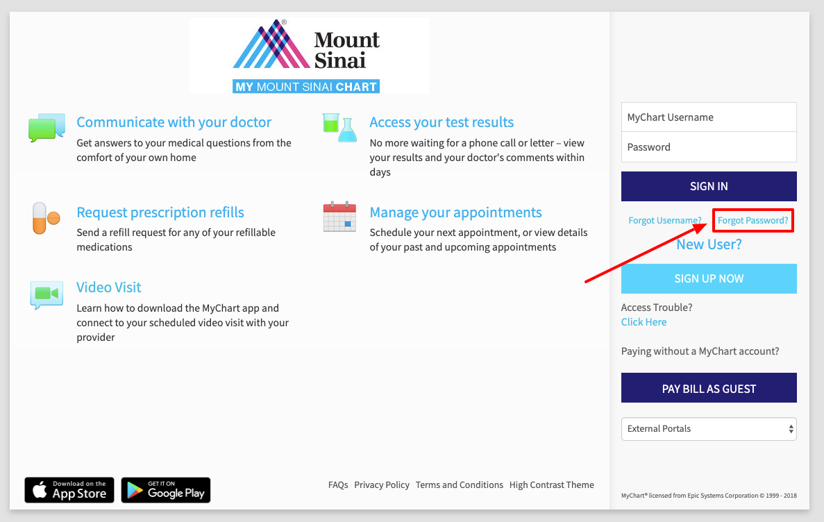 Mount Sinai Login