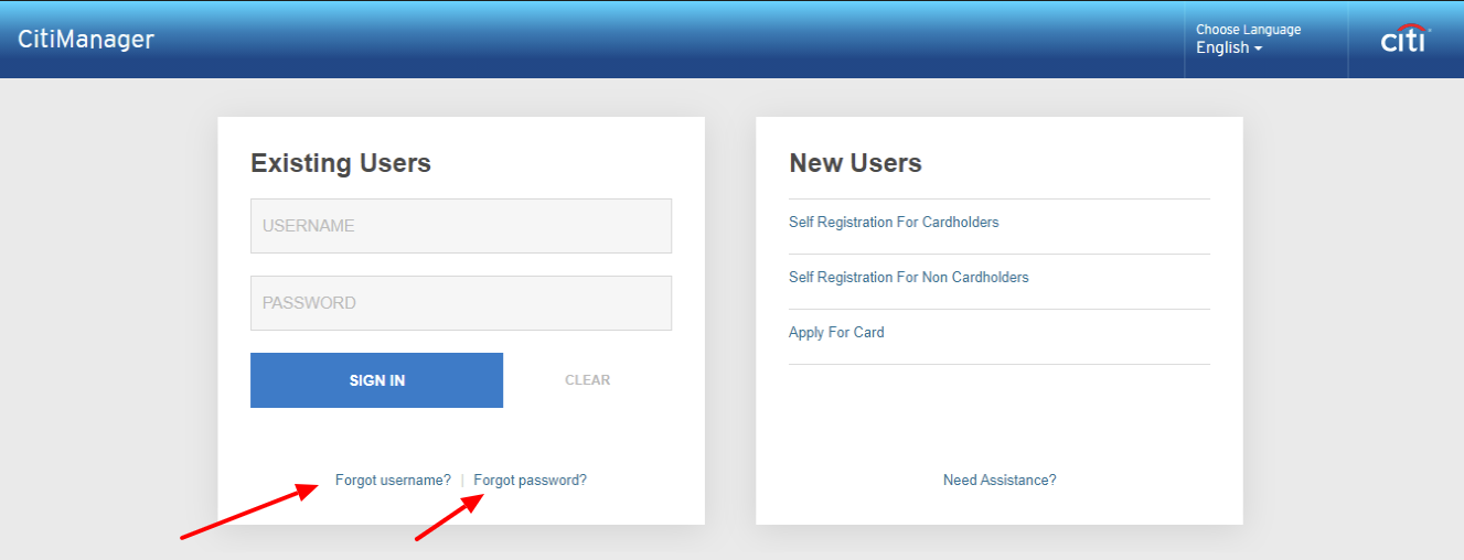 Citi Commercial Cards login